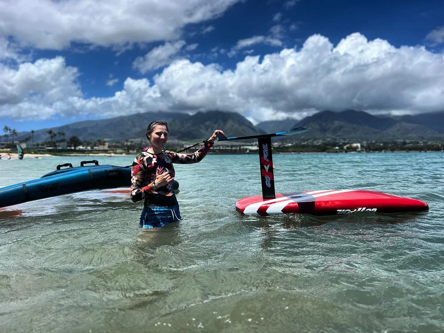 It&rsquo;s blowin out here&hellip; 🌬️
.
.
@wingfoilmaui 
.
.
@gofoil