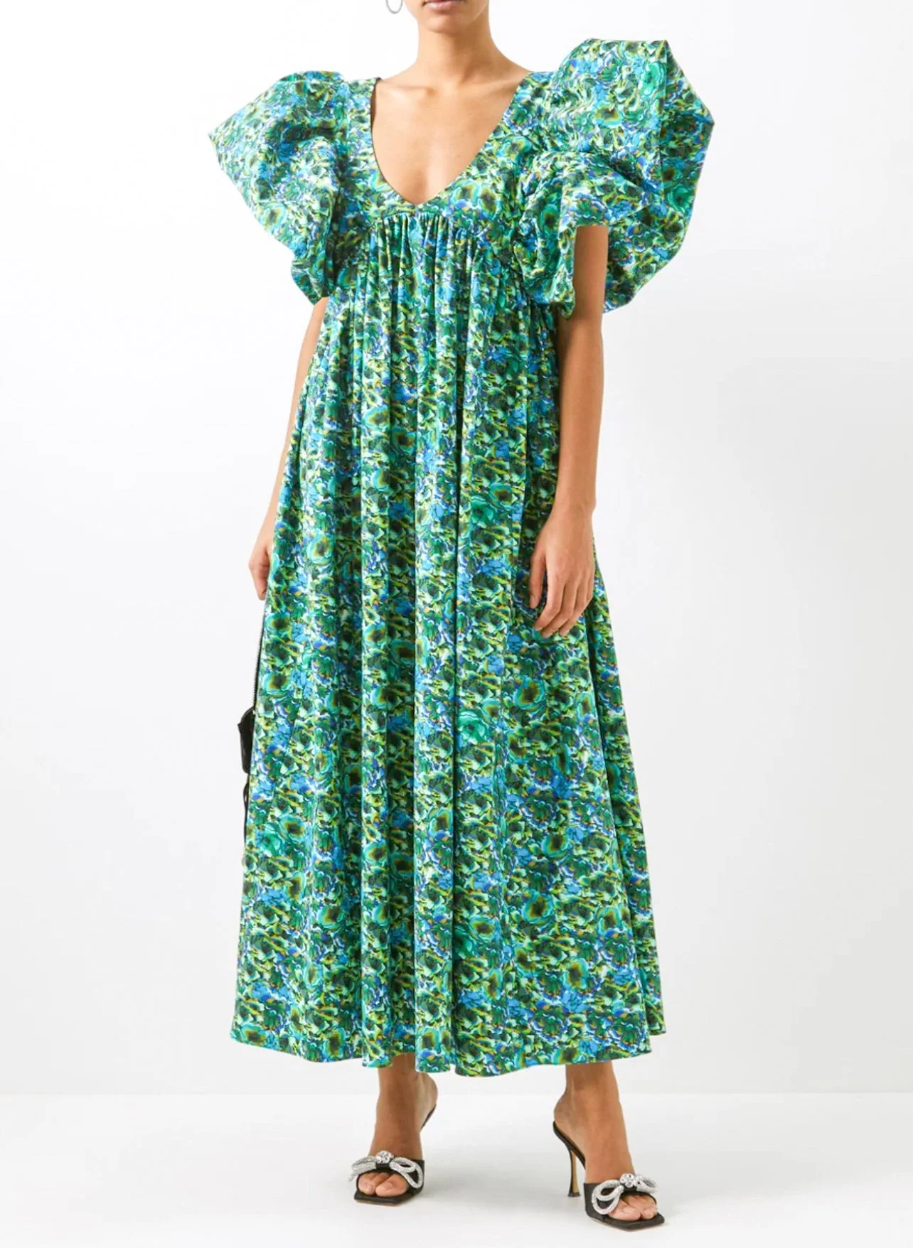 kika vargas green dress Kika Vargas main image 1