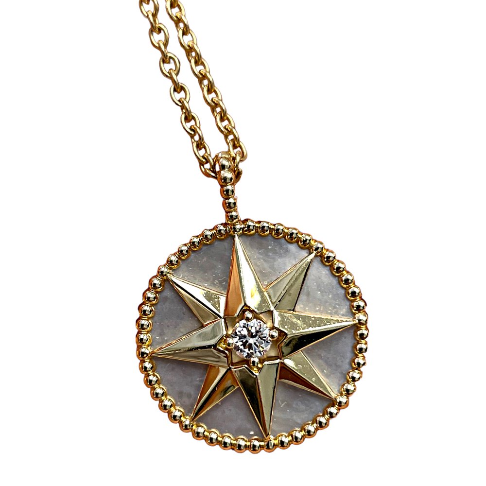 Dior ROSE DES VENTS MEDALLION Necklace — Terra Fine Jewelry