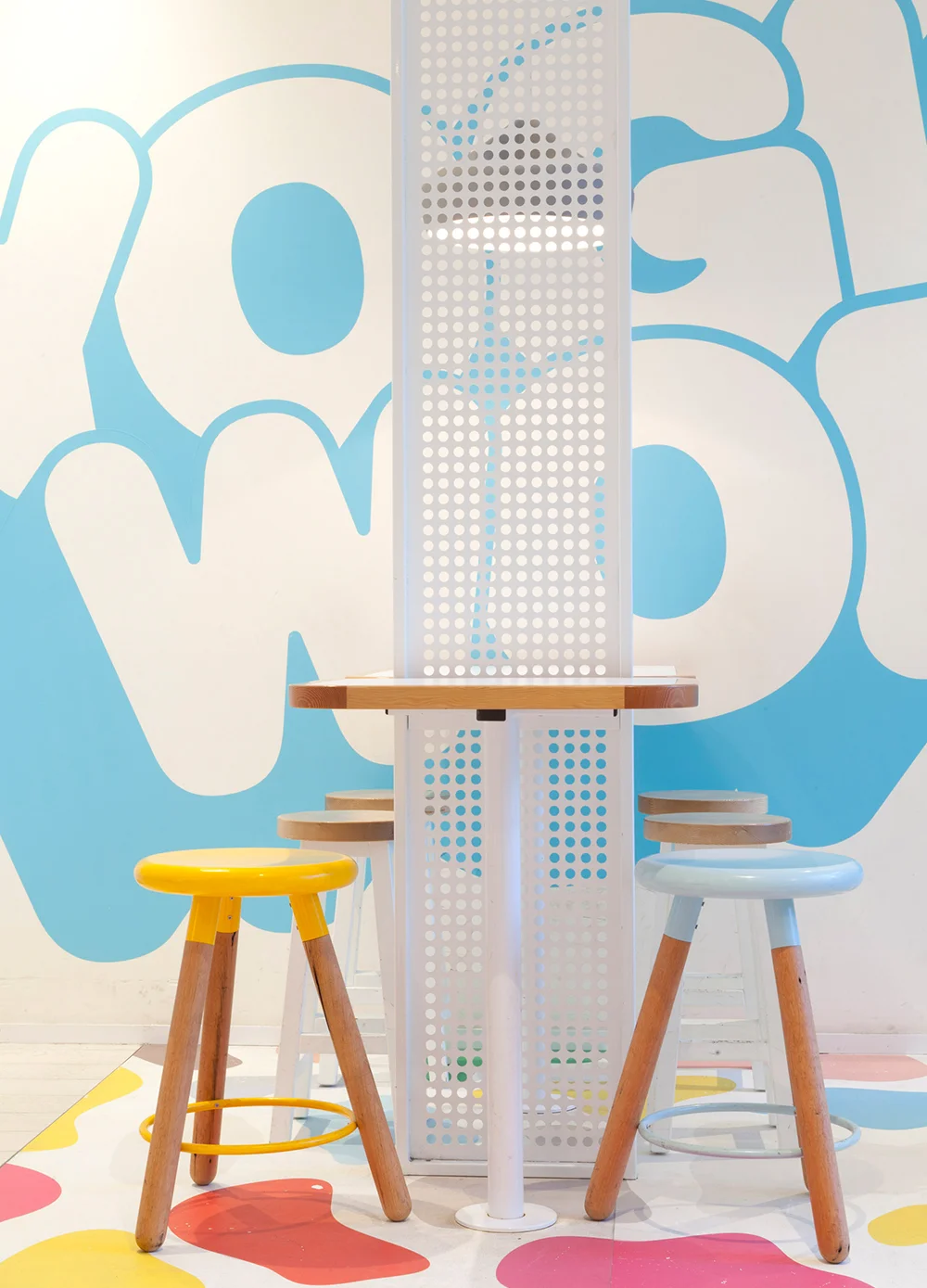 A playful branding and interior excercise
