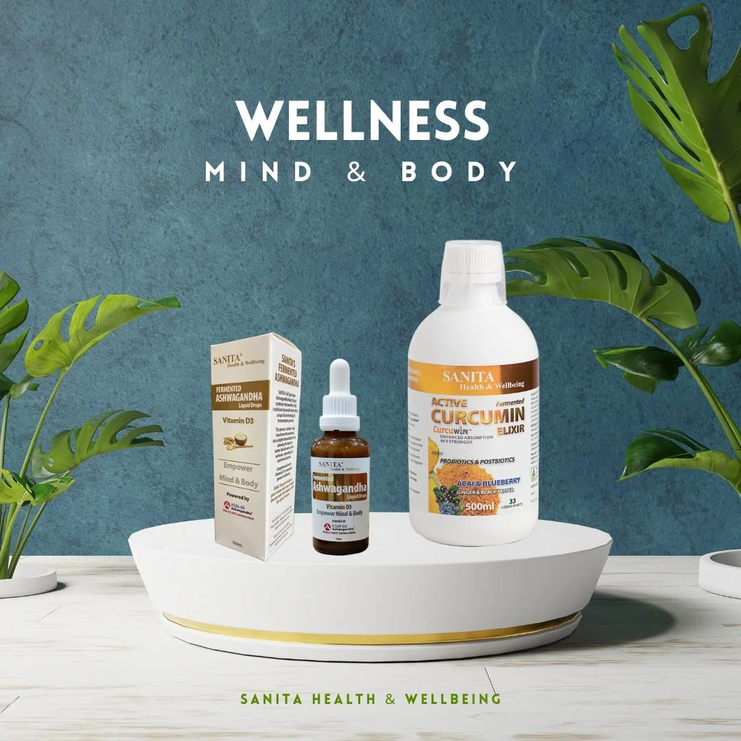 3 bottles of wellness products