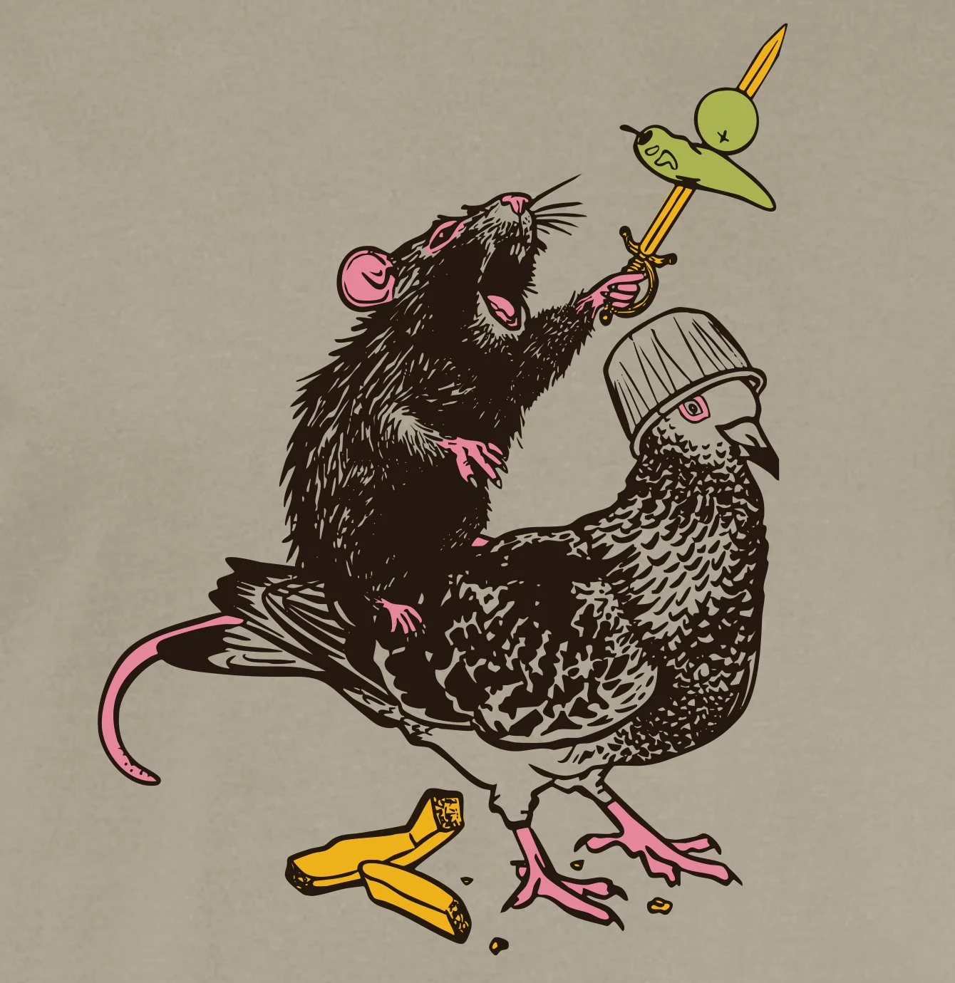 Flock & Gnaw | Illustration