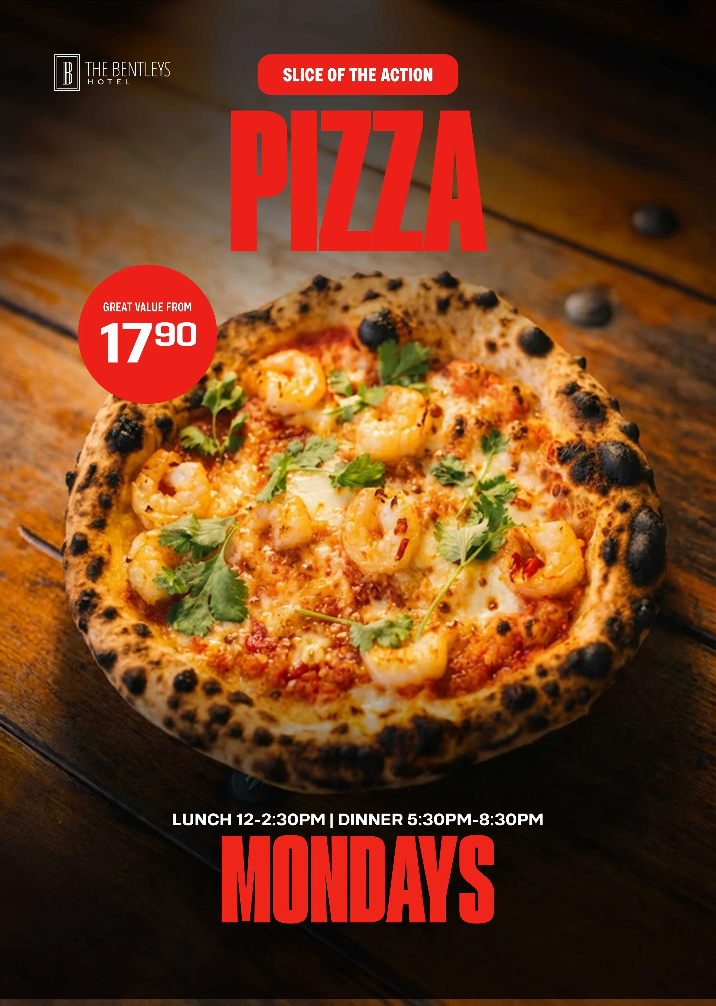 MONDAY Pizza Special - $17.90 Lunch &amp; Dinner in Clare