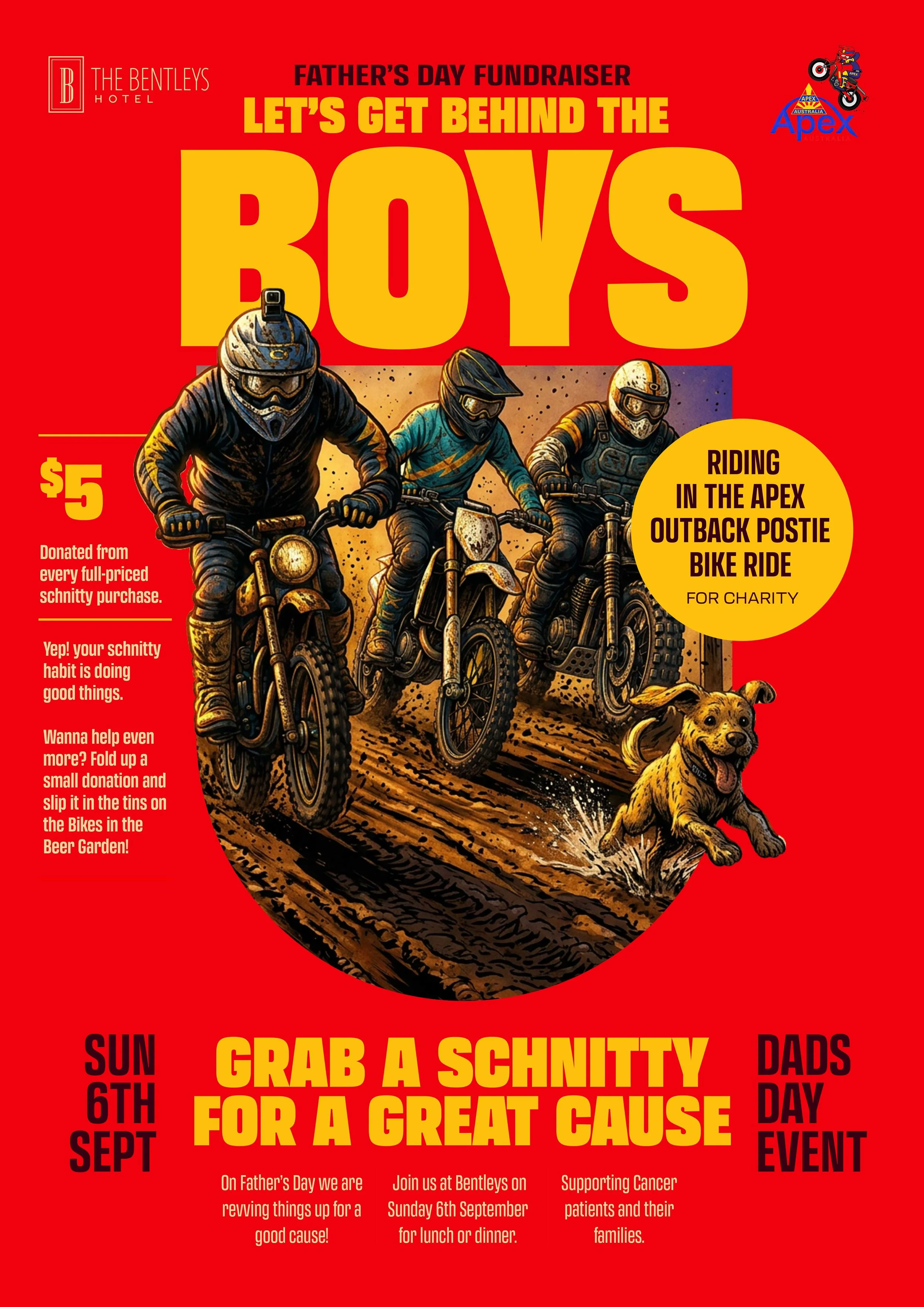 Father’s Day Bentleys hotel Fundraiser