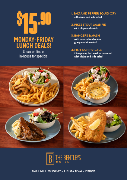 Bentleys Lunch Deal Specials