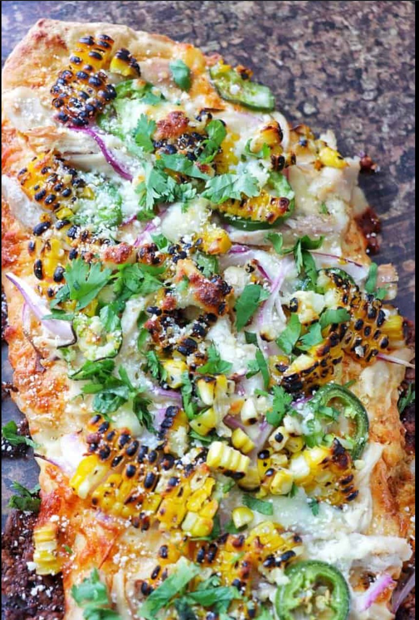 Mexican Street Corn Flatbread