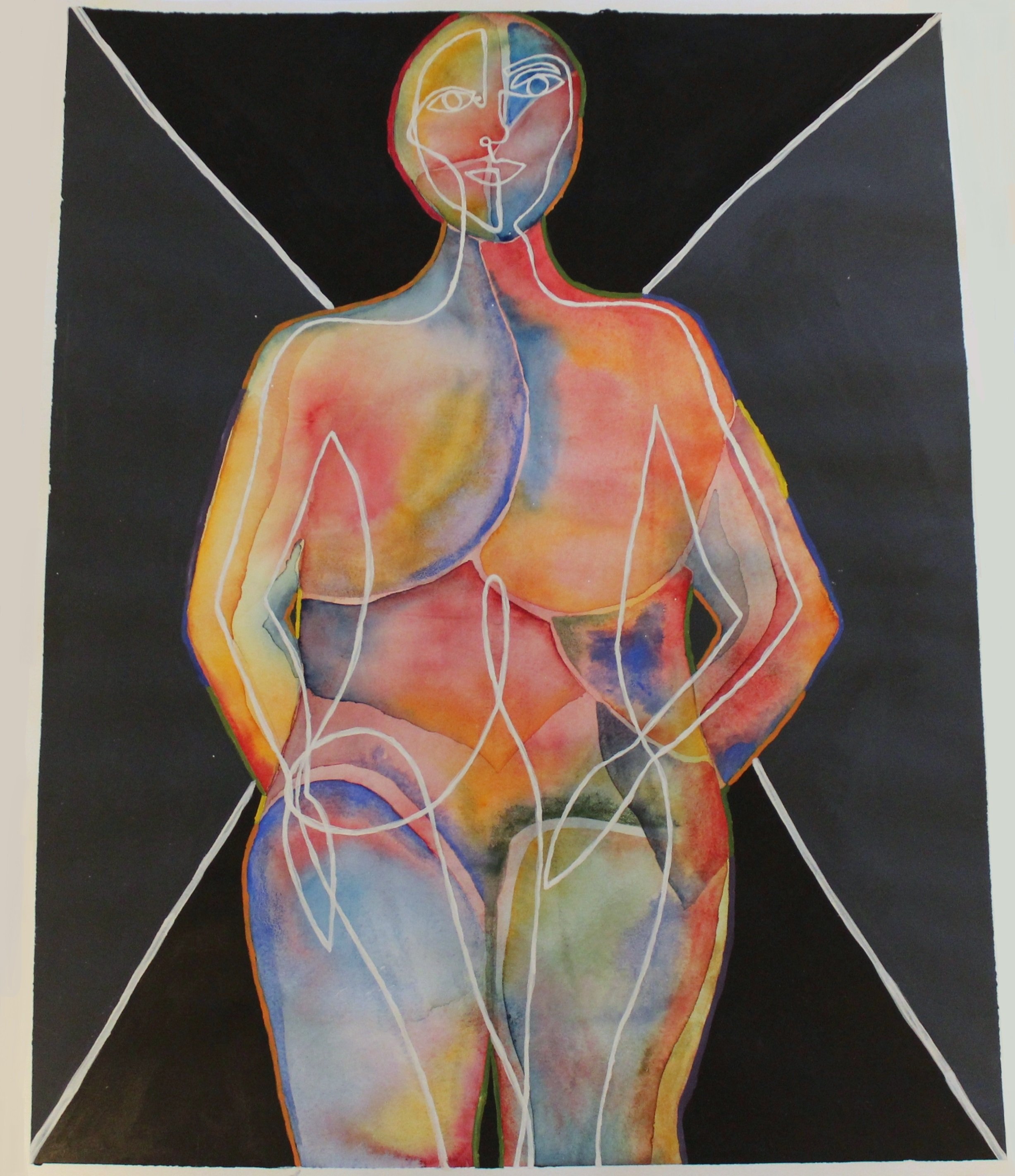 "Body Image"
by Amare Swierc
medium; acrylic and watercolor