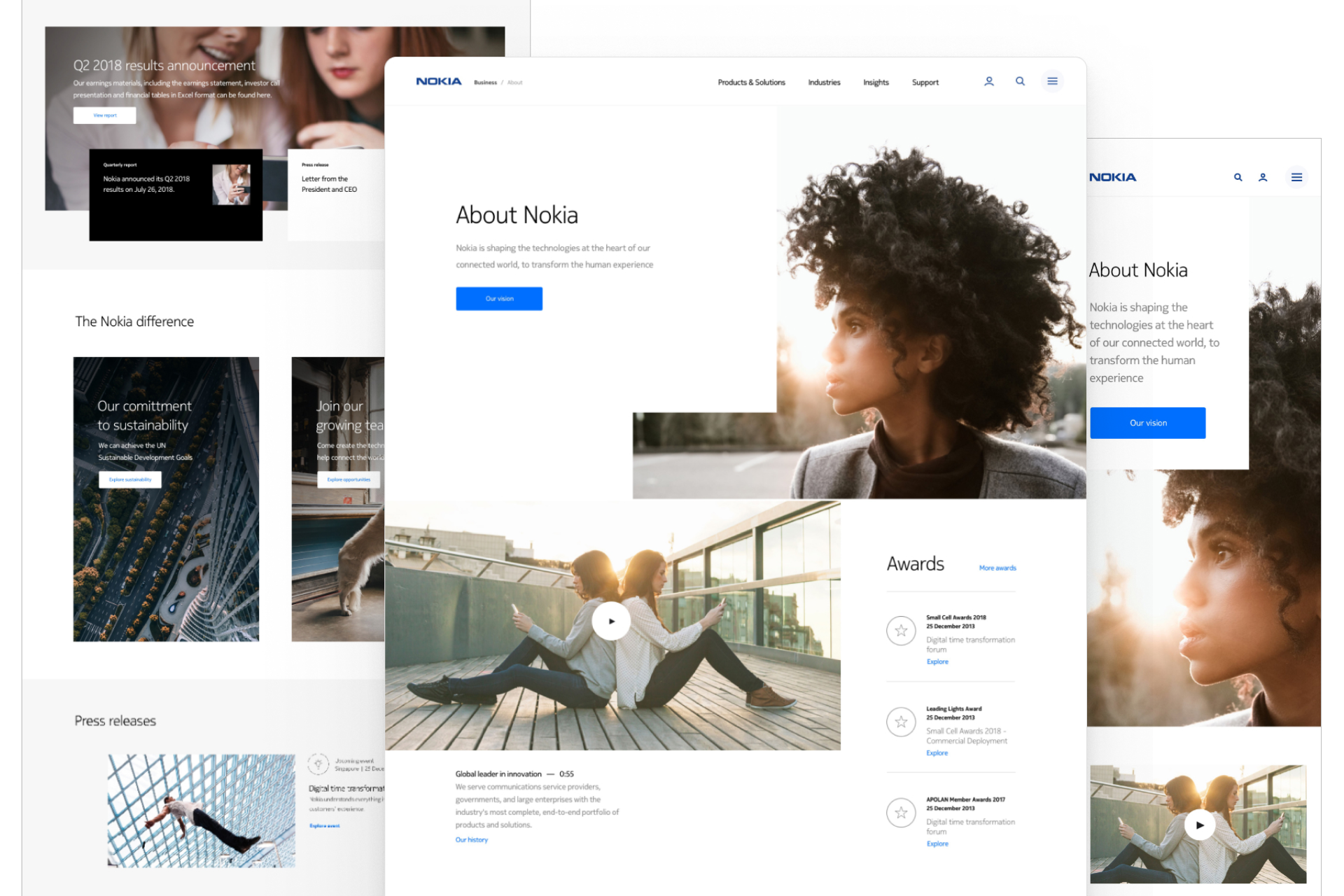 Nokia Website Redesign