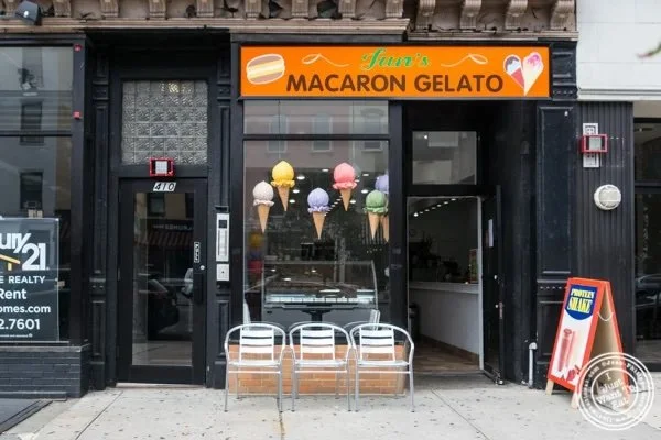 The outside of Hoboken gelato shop, Jun’s.