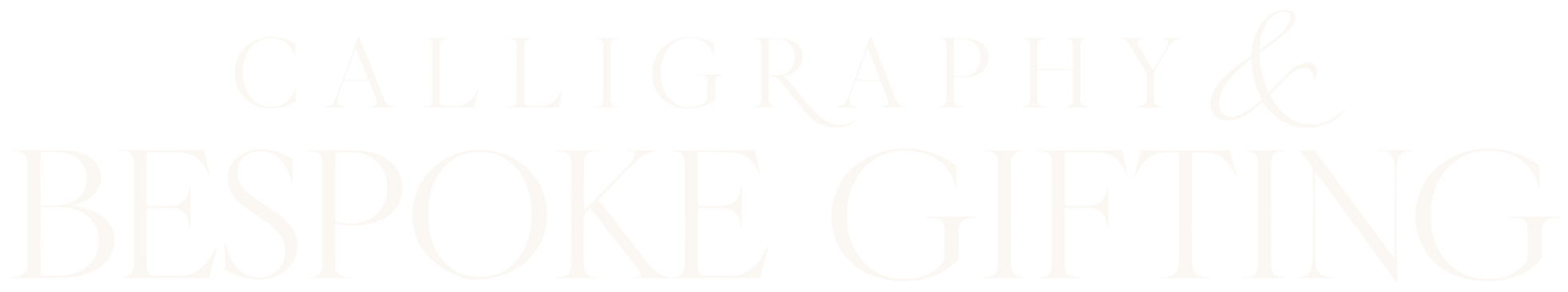 Calligraphy & Bespoke Gifting
