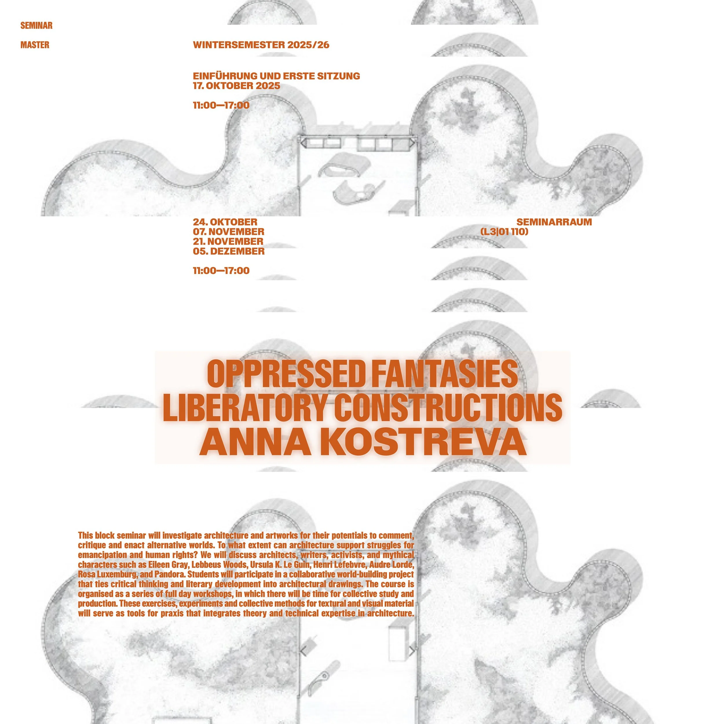 Masters of Architecture Theory Seminar, held at TU-Darmstadt, Architekturtheorie und -wissenschaft and published on Women Writing Architecture