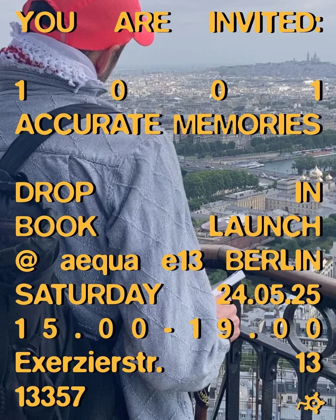 Book Launch Coming up Saturday @_aequa_ Berlin-Wedding: 1001 Accurate Memories - Alex Head, (Plural Studio) 

A round table open format discussion about establishing a pipeline from traumatic memory culture to learning with bodies. 15.00-19.00 with l