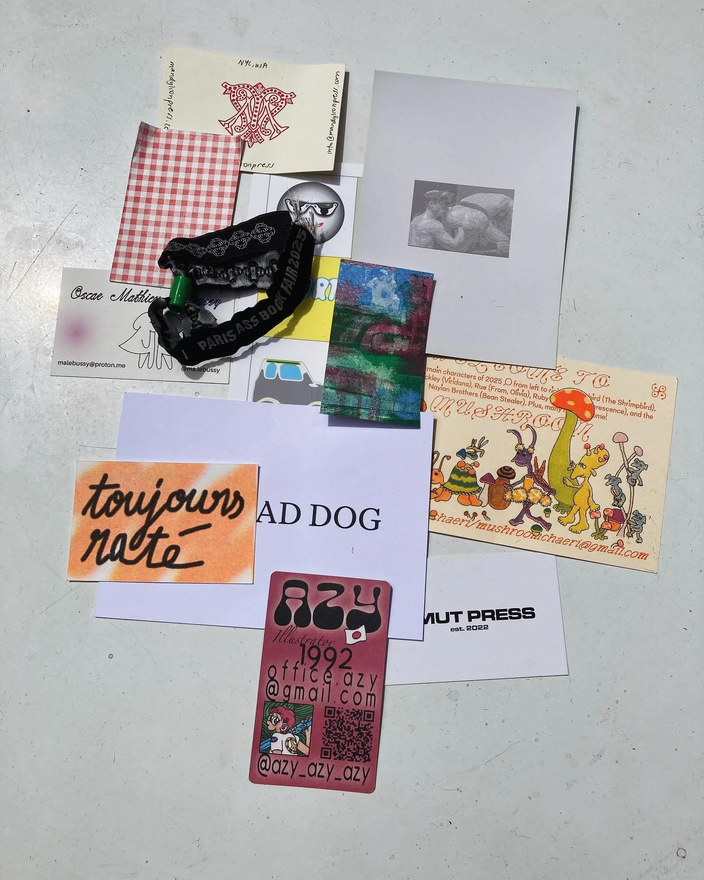 Shout out to everyone I could fit in my eyeballs at the @parisassbookfair and shout in broken French with at the @urgence.palestine Nakbah 77 demo this weekend. Solidarity is work. Creativity is resistance. 

No table yet but hugs to @flaneurmagazine