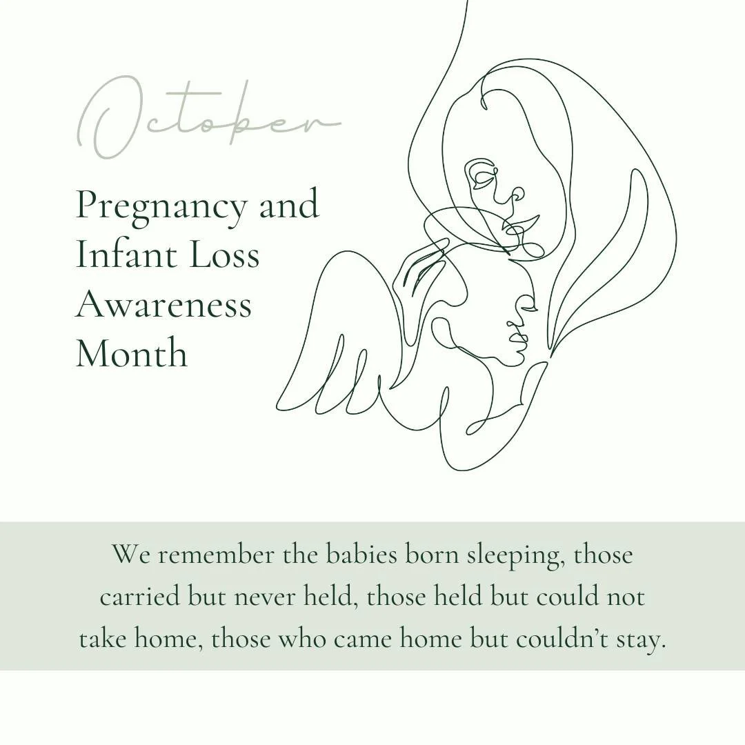 October is Pregnancy and Infant Loss Awareness Month, a time to acknowledge the heartbreak that many parents and families quietly carry for the little lives that were too brief but deeply loved. π
 
We stand in support of parents and families who ha