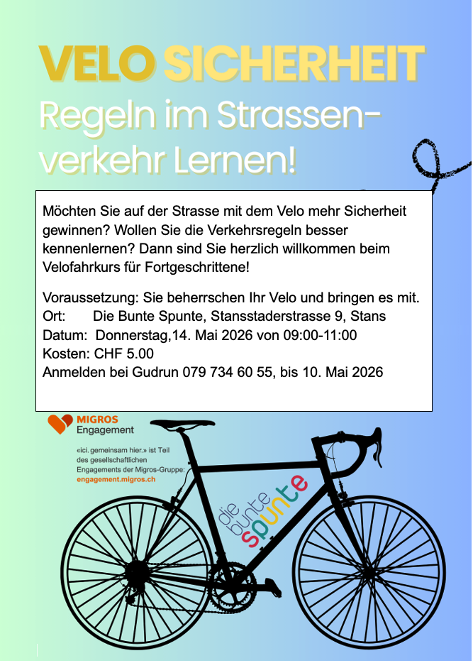 Velo-Sicherheitskurs