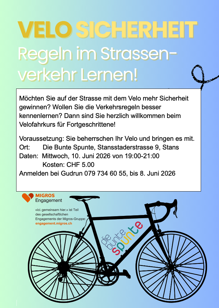 Velo Sicherheitskurs