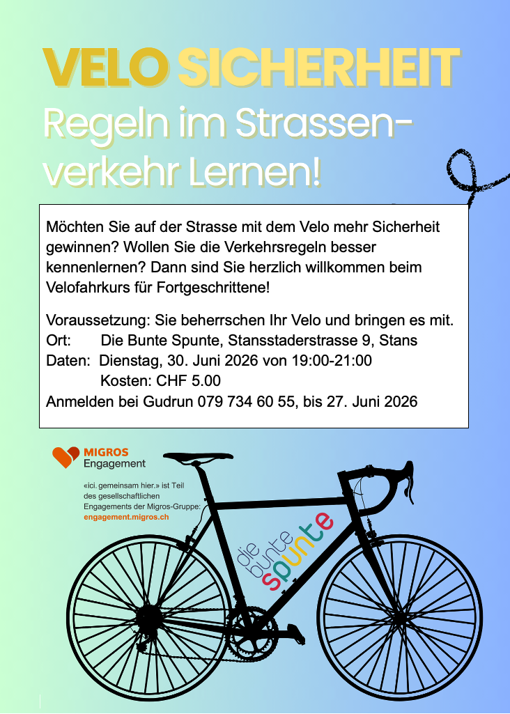 Velo Sicherheitskurs