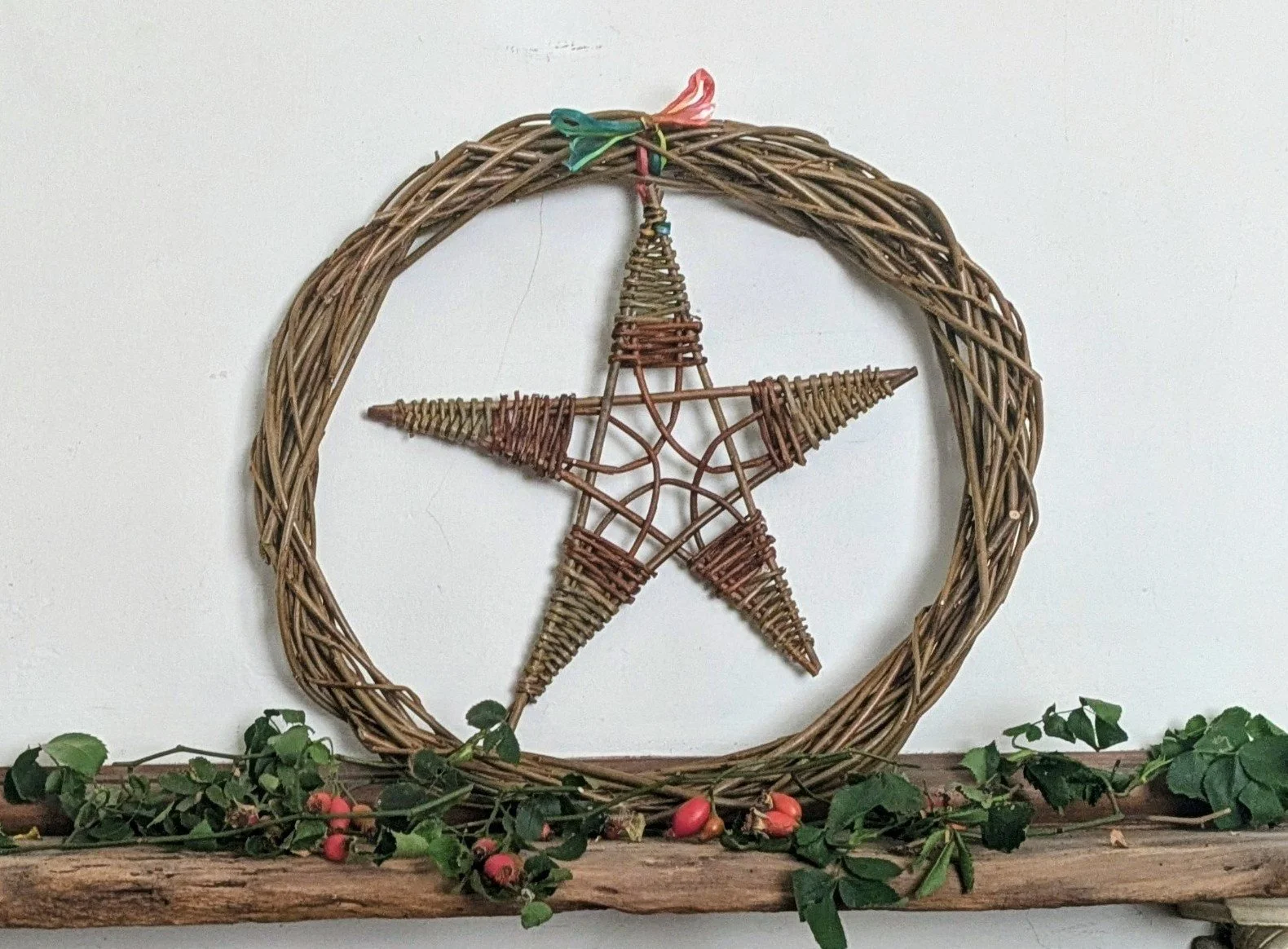 Willow wreath with central star