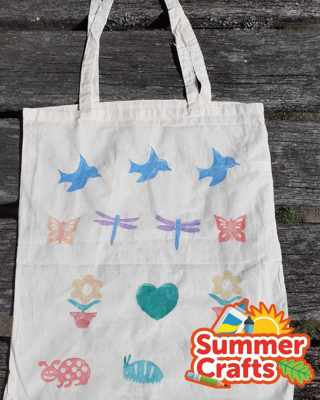 Summer Crafts: Cotton Bag Printing