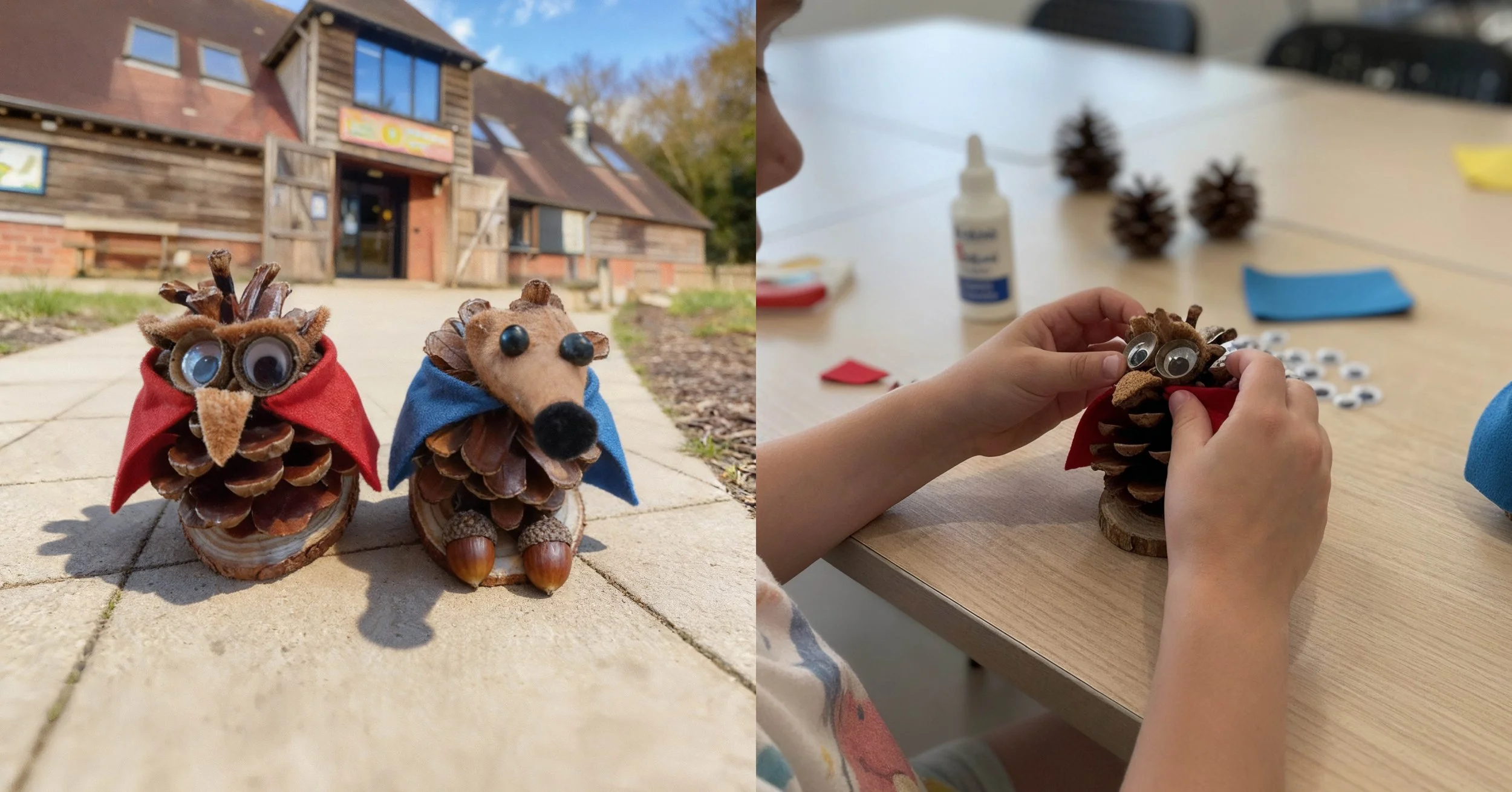 Pine Cone Creatures Craft