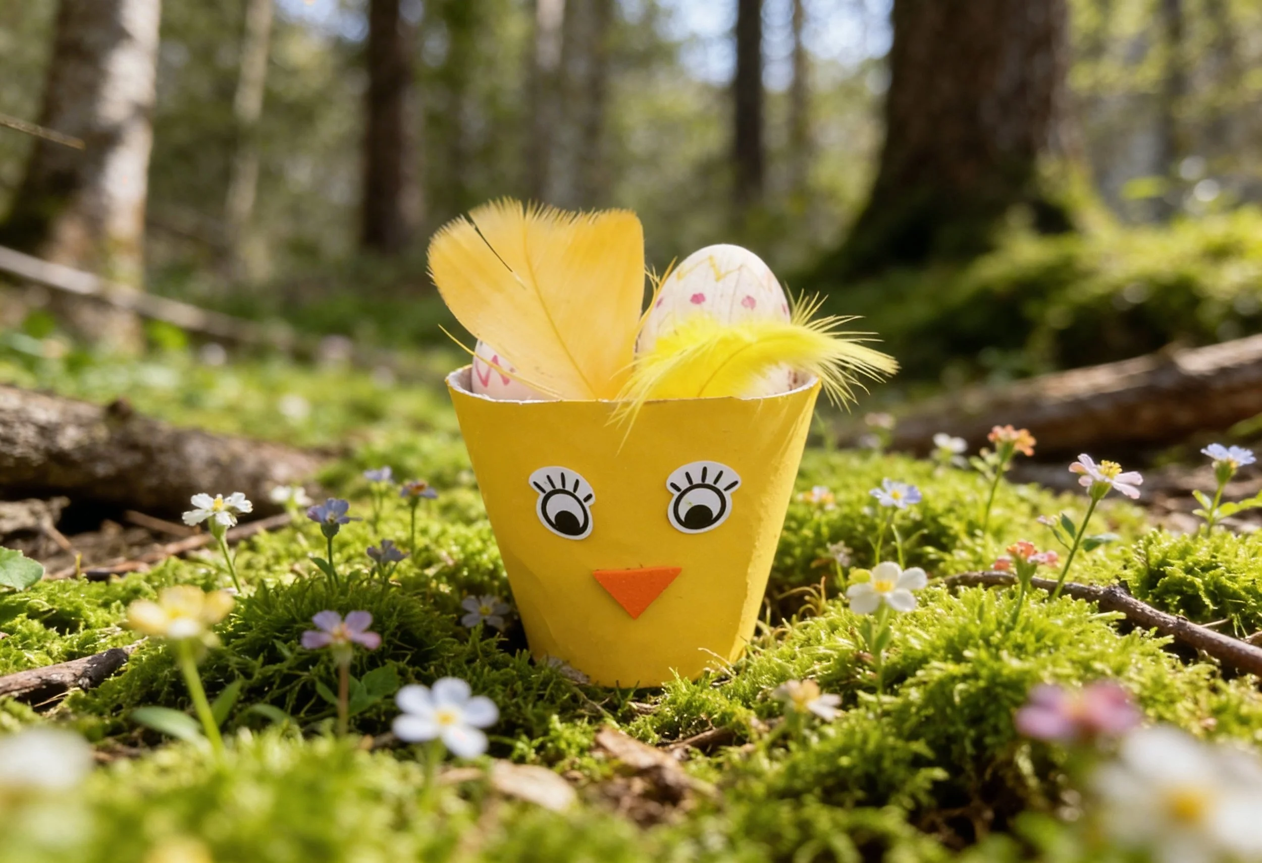 Easter Chick Nest Craft