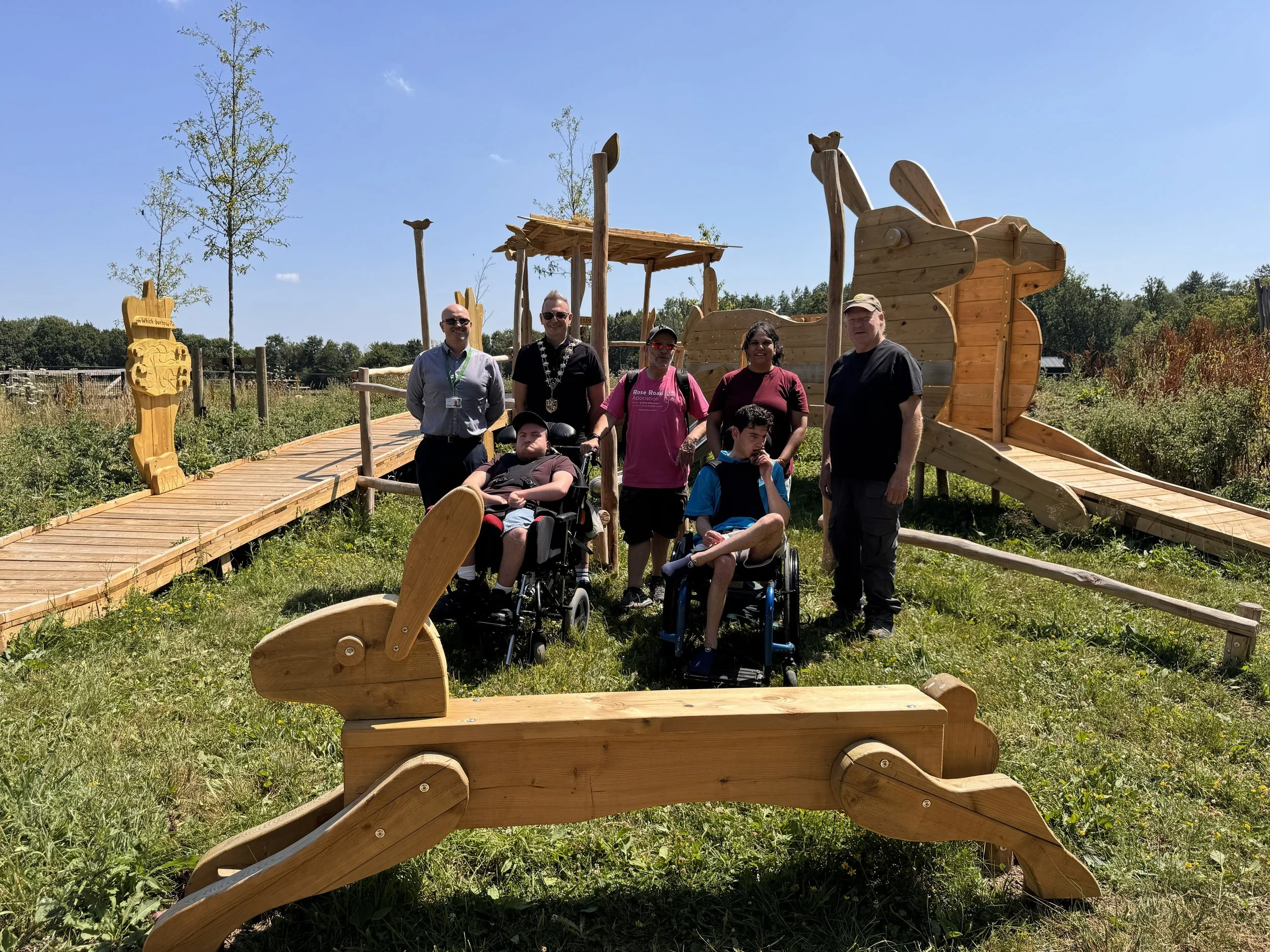 Inclusive and sensory play area opens at Itchen Valley Country Park 