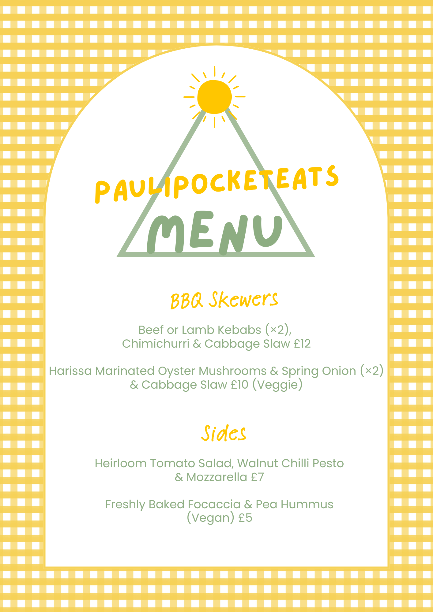 Yellow Gingham Fun Summer Menu.png