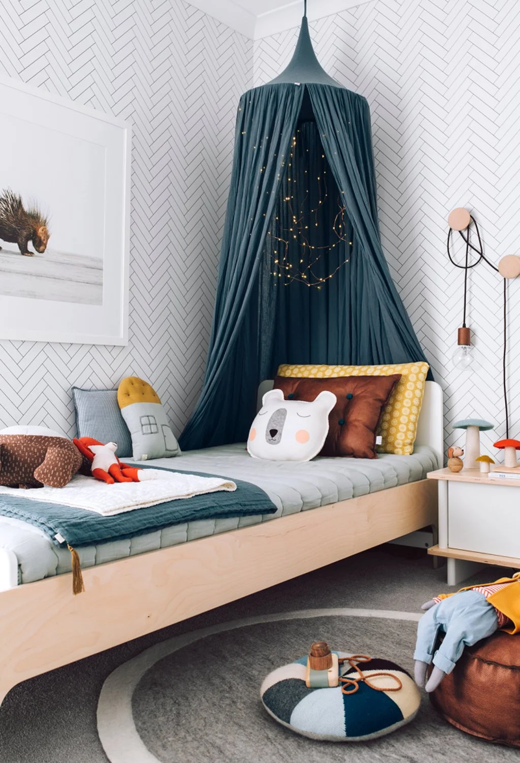 7 chambres d’enfants qui ont osé le papier peint