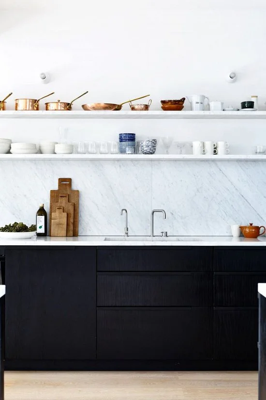 6 inspirations pour un plan de travail en marbre