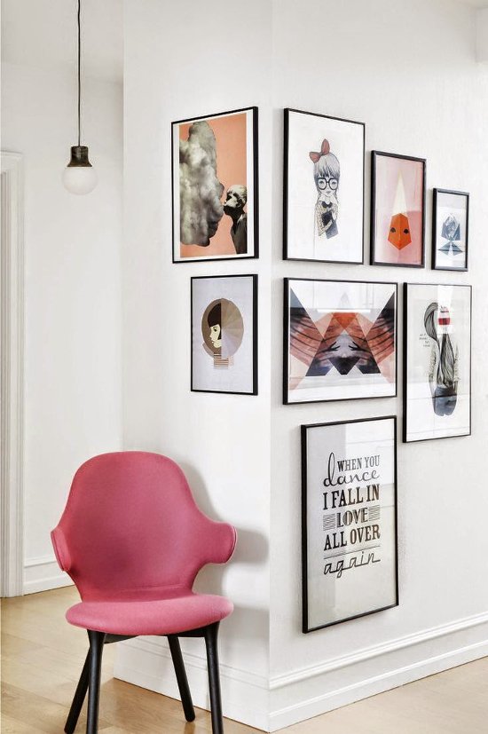 Comment aménager un mur de cadres