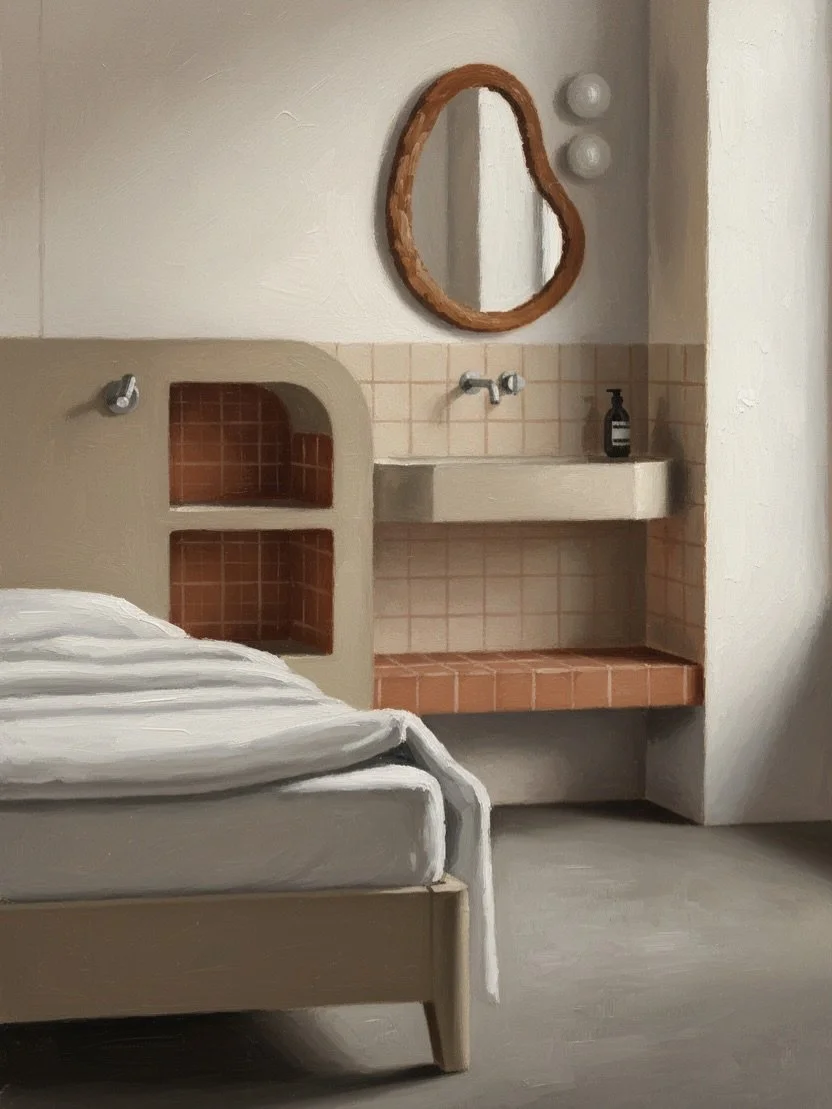 Je n&rsquo;ai jamais aim&eacute; les rendus hyper r&eacute;alistes propos&eacute;s pour pr&eacute;senter nos mod&eacute;lisations 3d aux clients. Je les trouve trompeurs et fig&eacute;s. 

∿ Coulisses ∿ les &eacute;tapes cr&eacute;atives qui donnent 