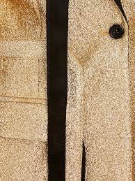 JW Anderson - Gold jacket & black pant ( Fits size 0 t 2 US )