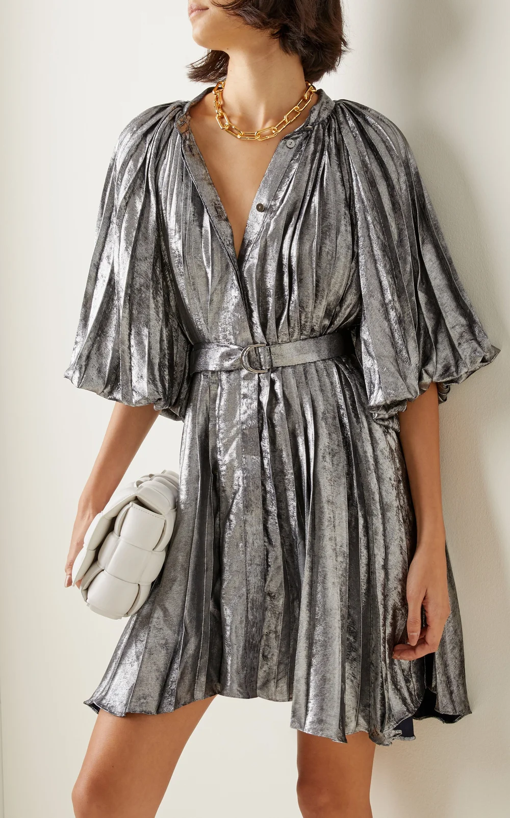 acler silver dress Acler Printed Mini Dress - Silver Dresses, Clothing - WACLE28367