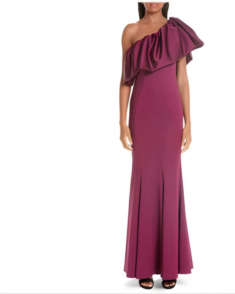 zac posen burgundy dress MISA Francesca Dress – Mikinola main image 0