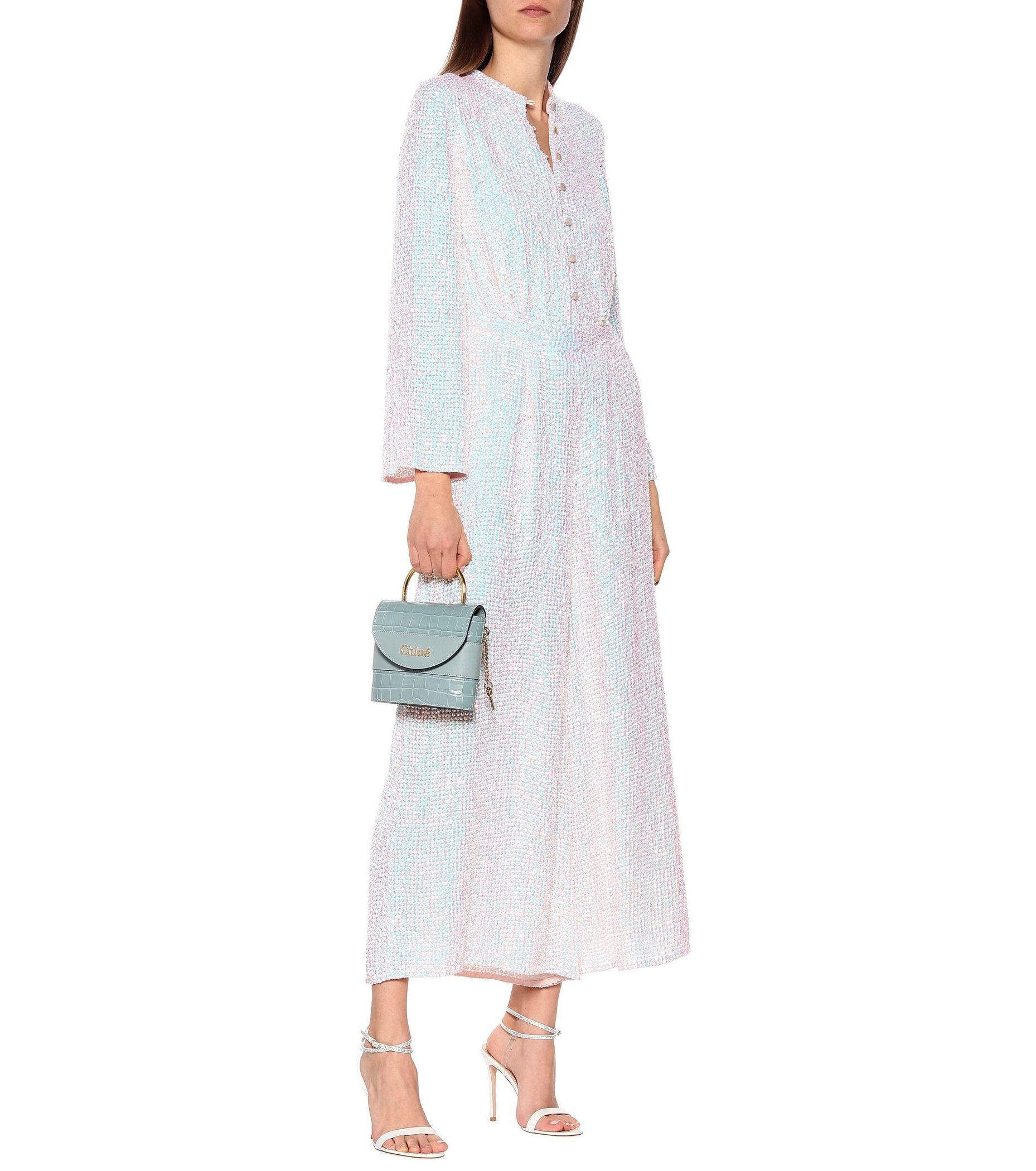 Temperley London -Olina Cropped Sequined Tulle Jumpsuit ( Fits size 8 to 10 US)