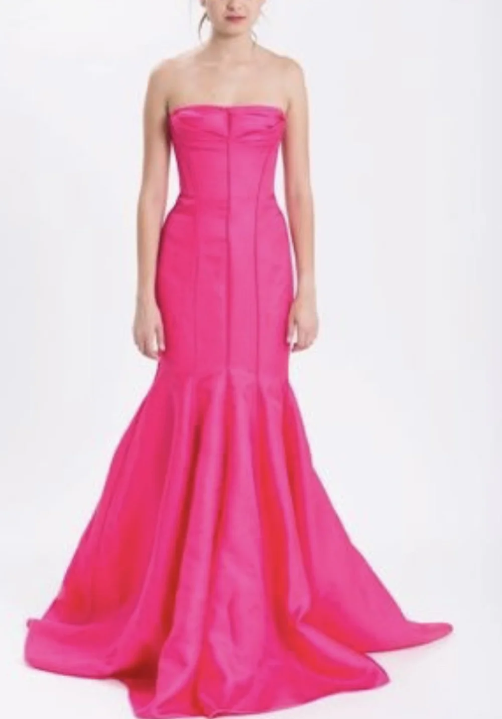 J. Mendel- Hot pink gown  Black Book Style | Toronto Designer Dress Rentals