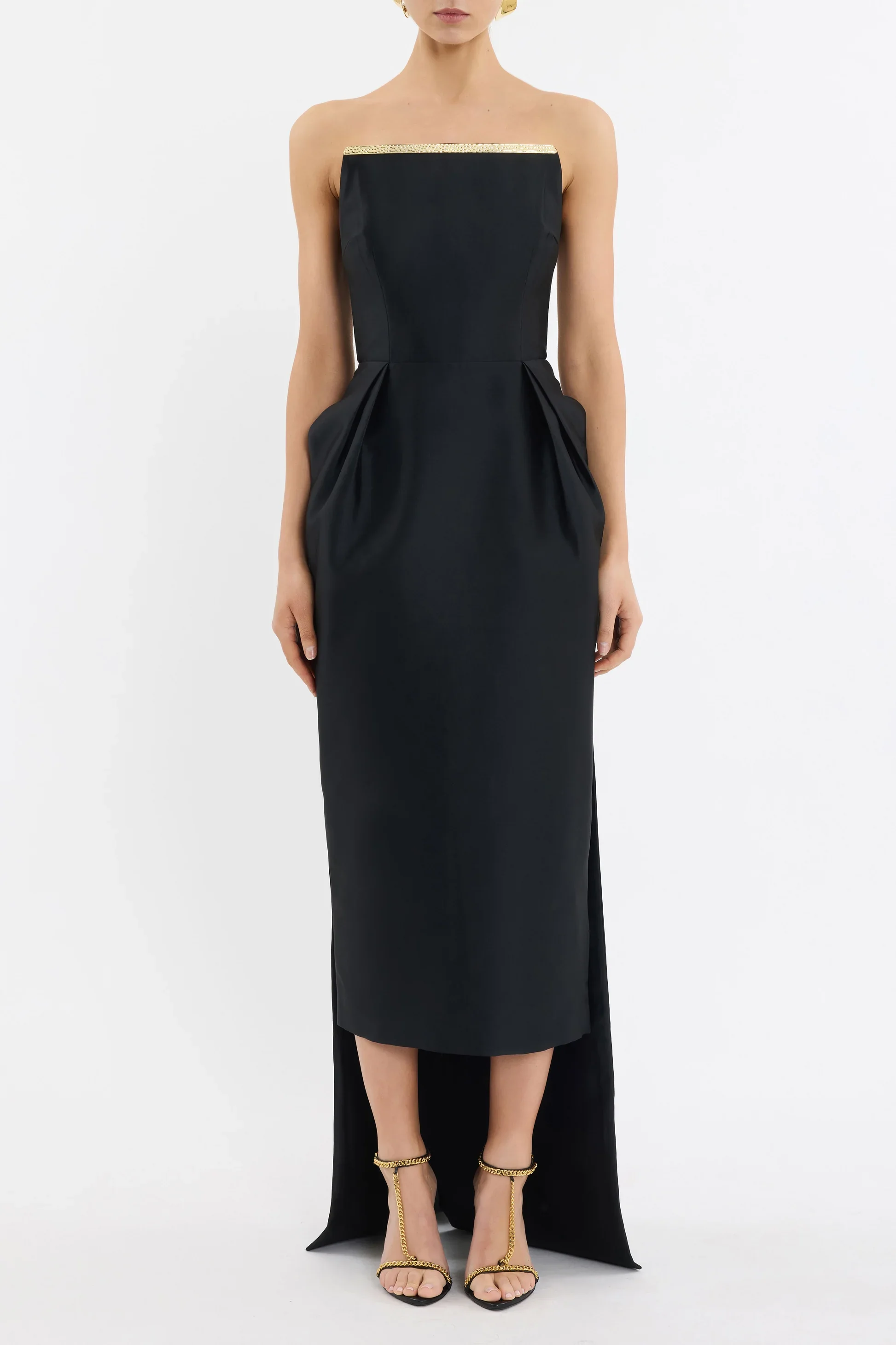 Rebecca Vallance  Tindra Midi Dress Retail $2100 Rental $610 Size 12, 8, 2