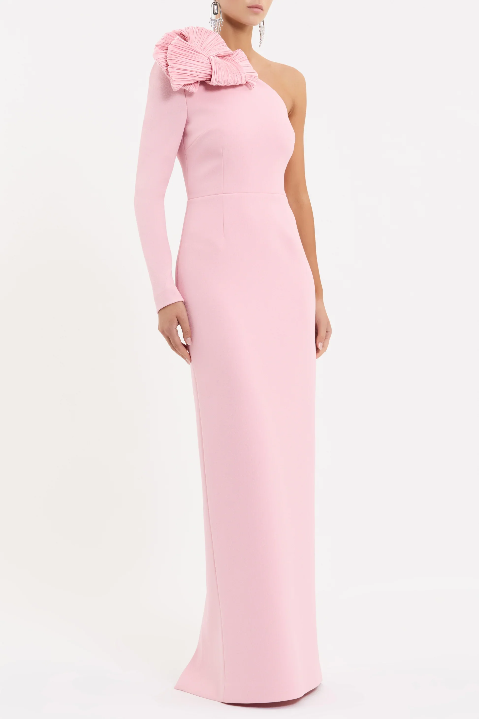 Rebecca Vallance Evolet Gown in pink Retail $2850 Rental $650 Size 6