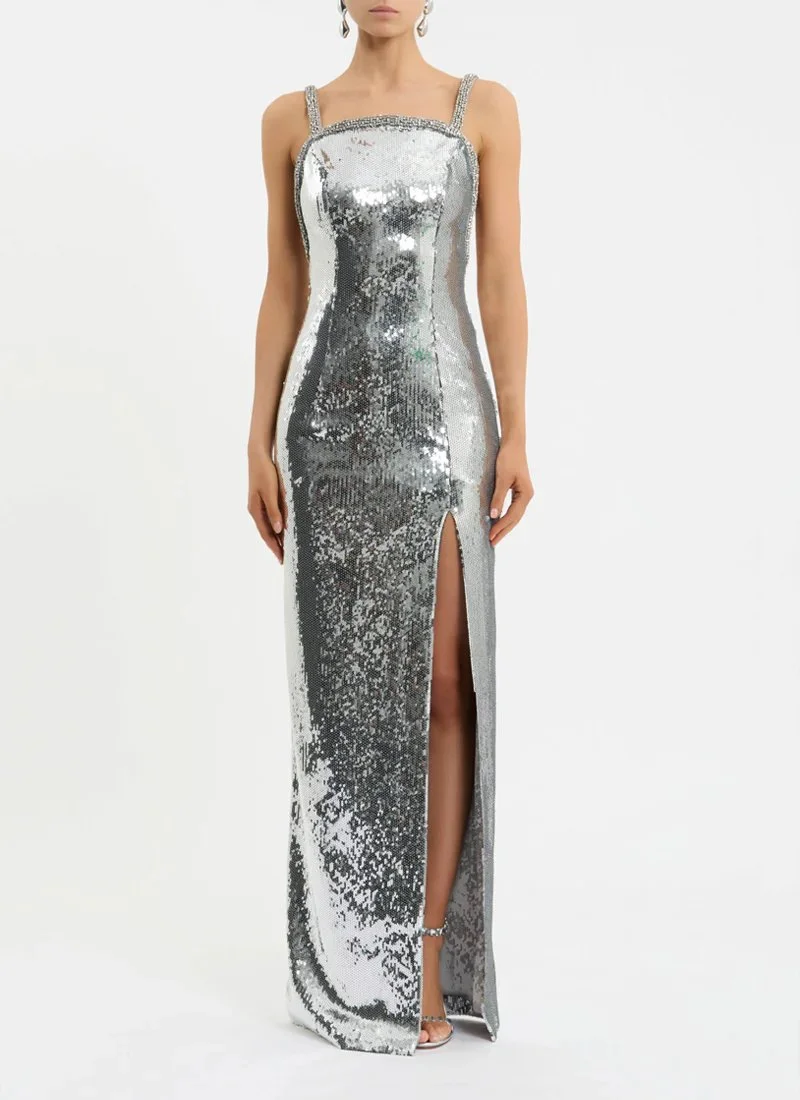 Rebecca Vallance -Olympia Sequin Gown (size 10)
