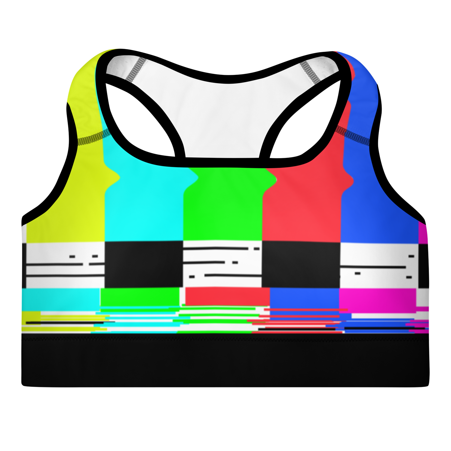 FRENETIC Sports Bra With Non-Removable Pads  Push Up Padded Sports Bra –  Frenetic UAE