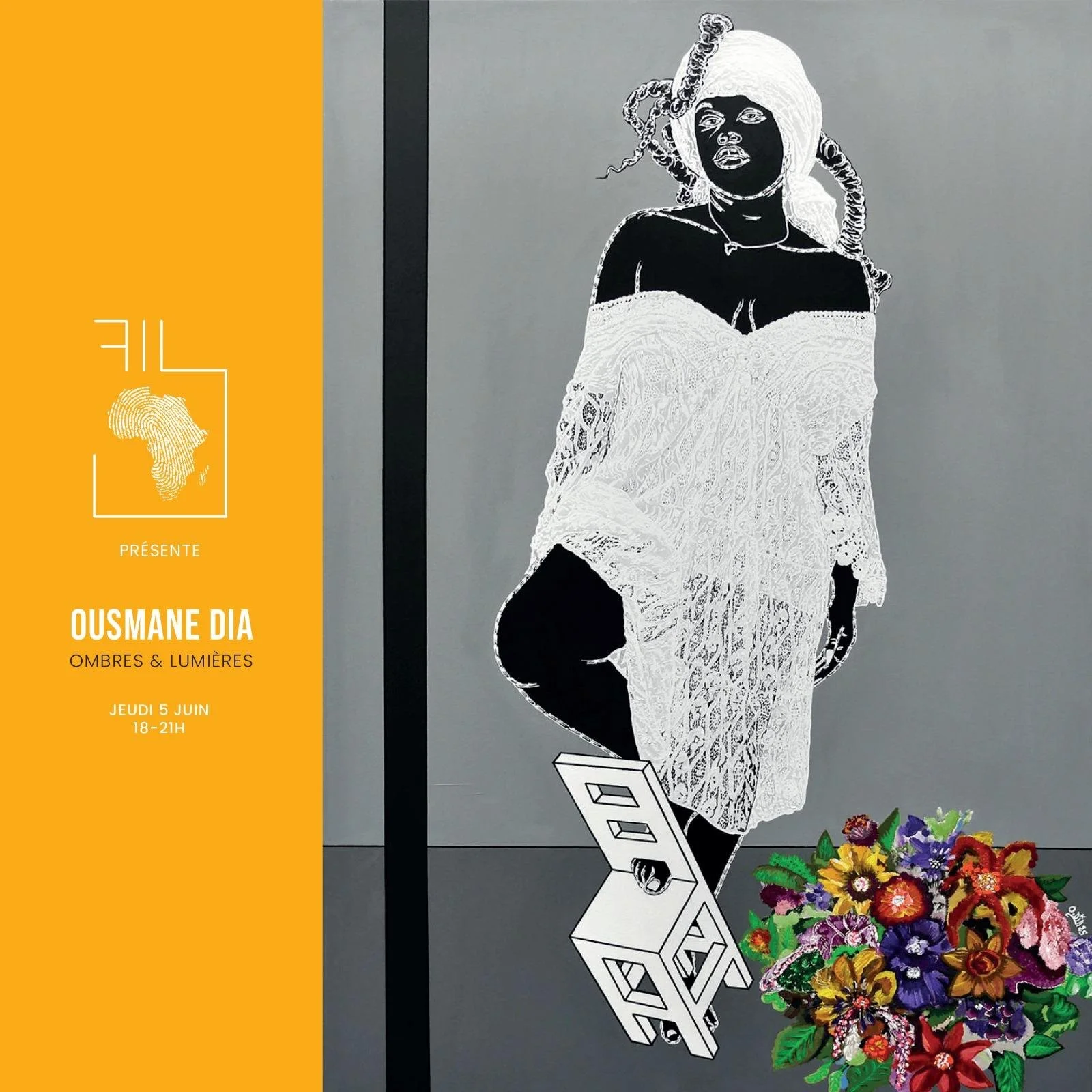 FINISSAGE -OMBRES ET LUMIERES - OUSMANE DIA