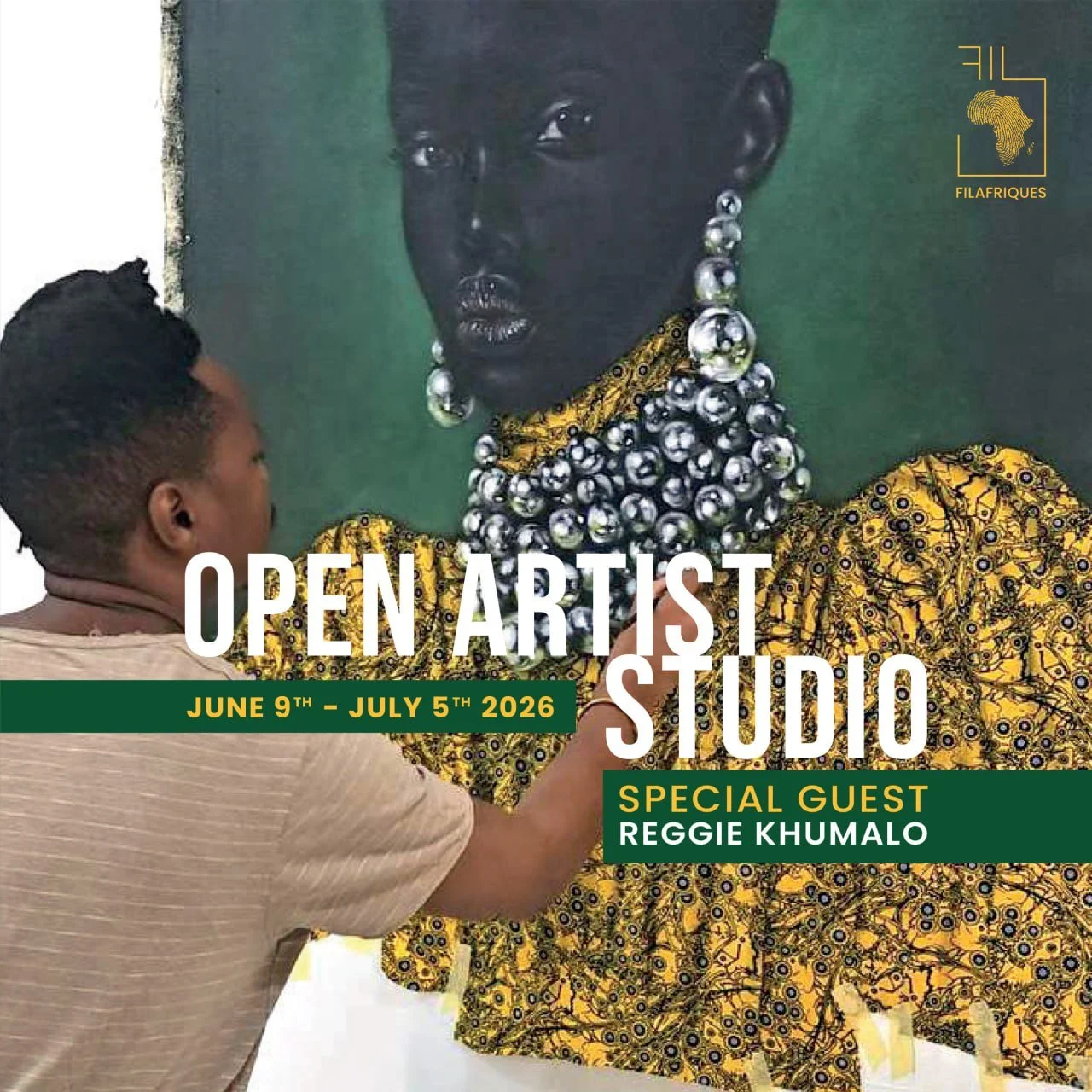 FILAFRIQUES TURNING INTO REGGIE KHUMALO OPEN ART STUDIO