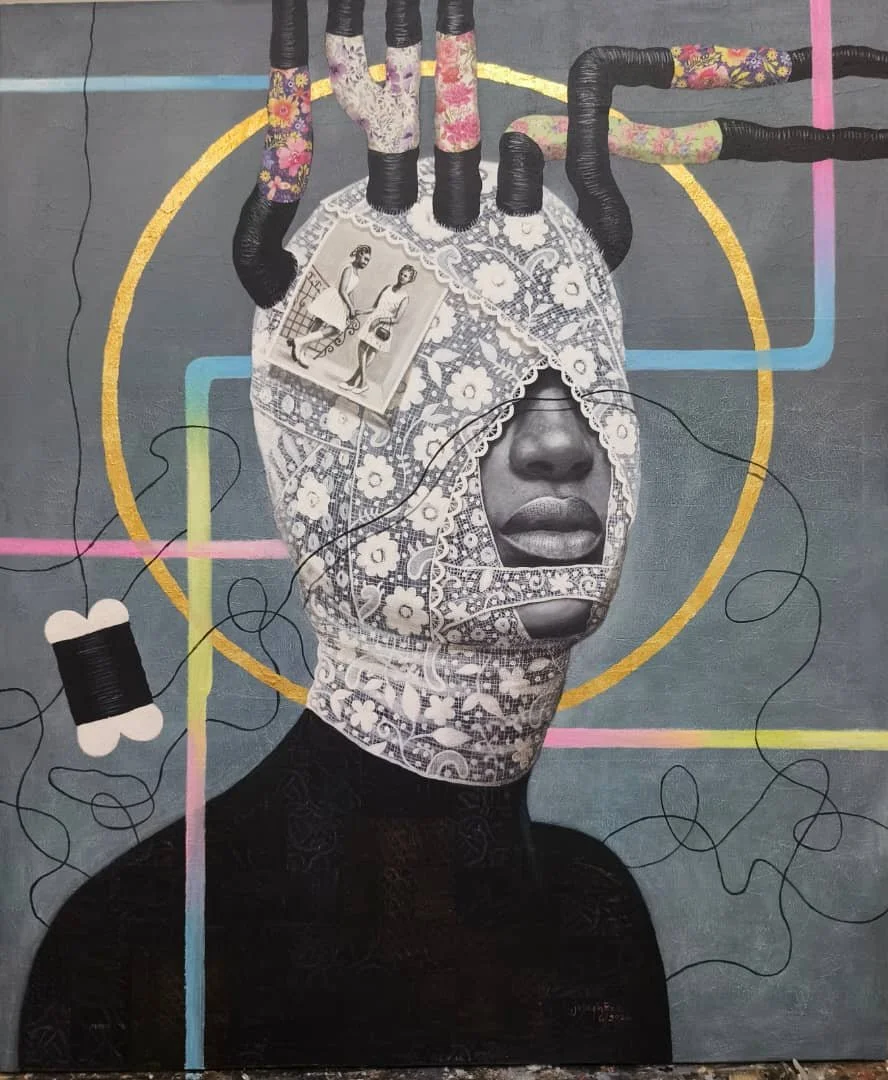 Head in space (n.8),
152 x 182 cm