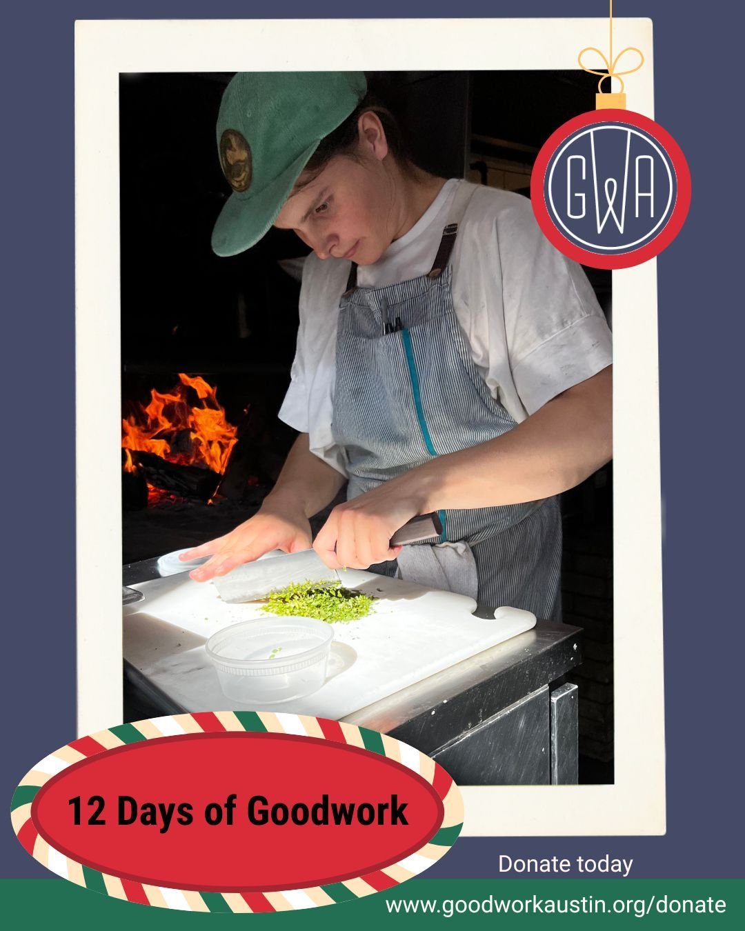 The Heart of Good Work

GWA starts with connection &mdash; neighbors, chefs, and small businesses working together to feed our city. 

To support this amazing work please DONATE 
www.goodworkaustin.org/donate

#austintexas #12DaysOfGoodWork #GoodWork