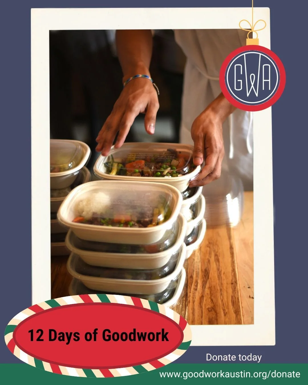 Homeless Response Partners: 
Our partnerships with Austin&rsquo;s homeless response community help us get food exactly where it&rsquo;s needed &mdash; quickly, with dignity.

When you donate to GWA you become part of a movement that keeps our city no