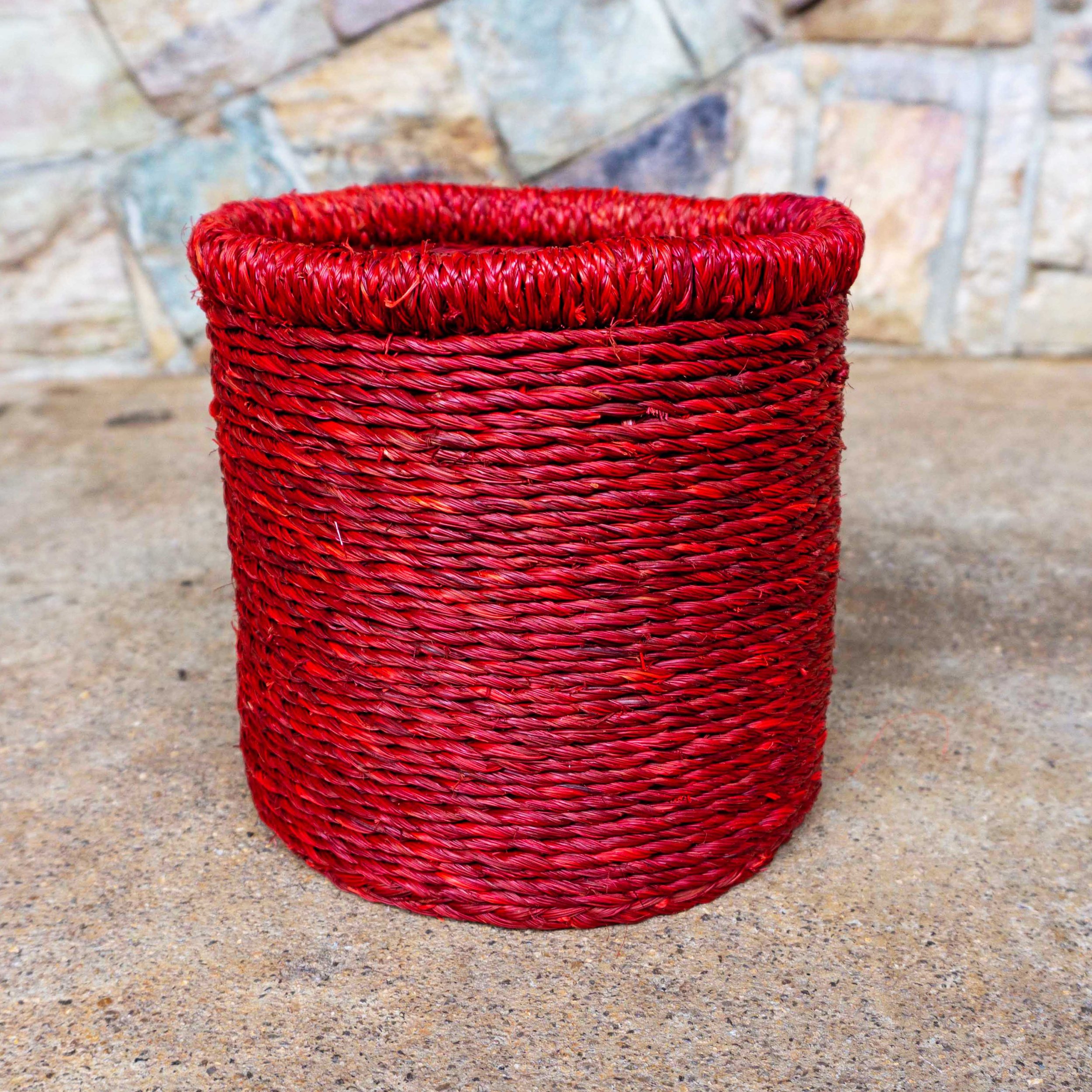 Tangerine - platted planter