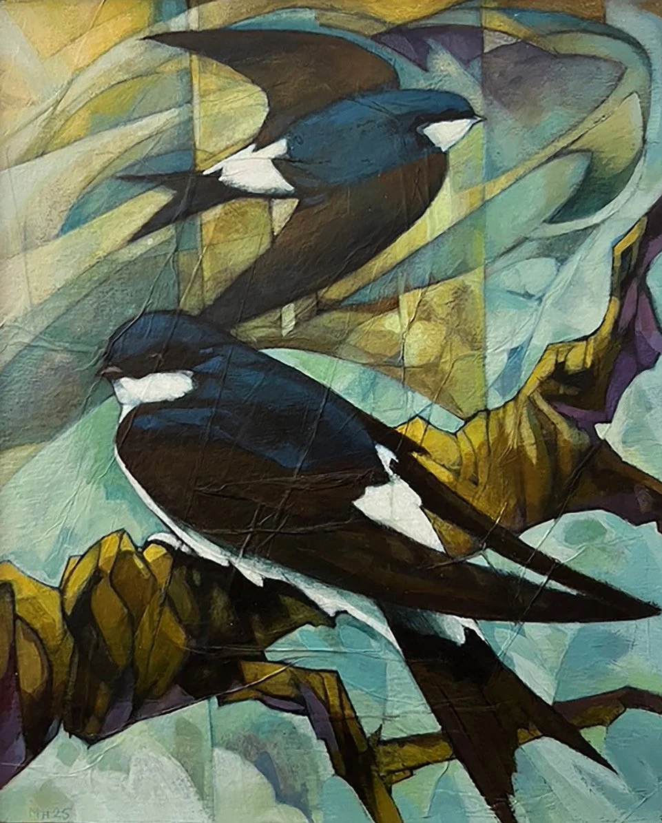 'House Martins' (3) - SOLD