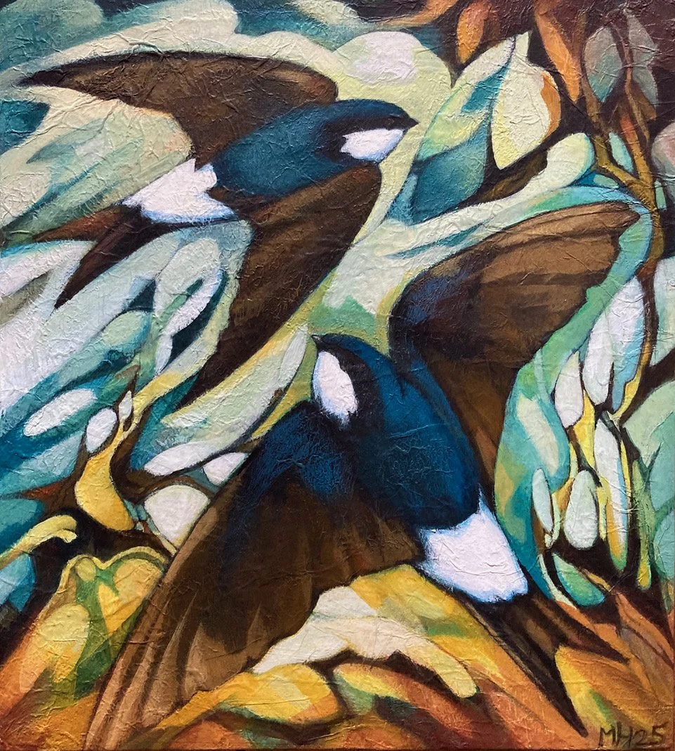 'House Martins' (2) - SOLD