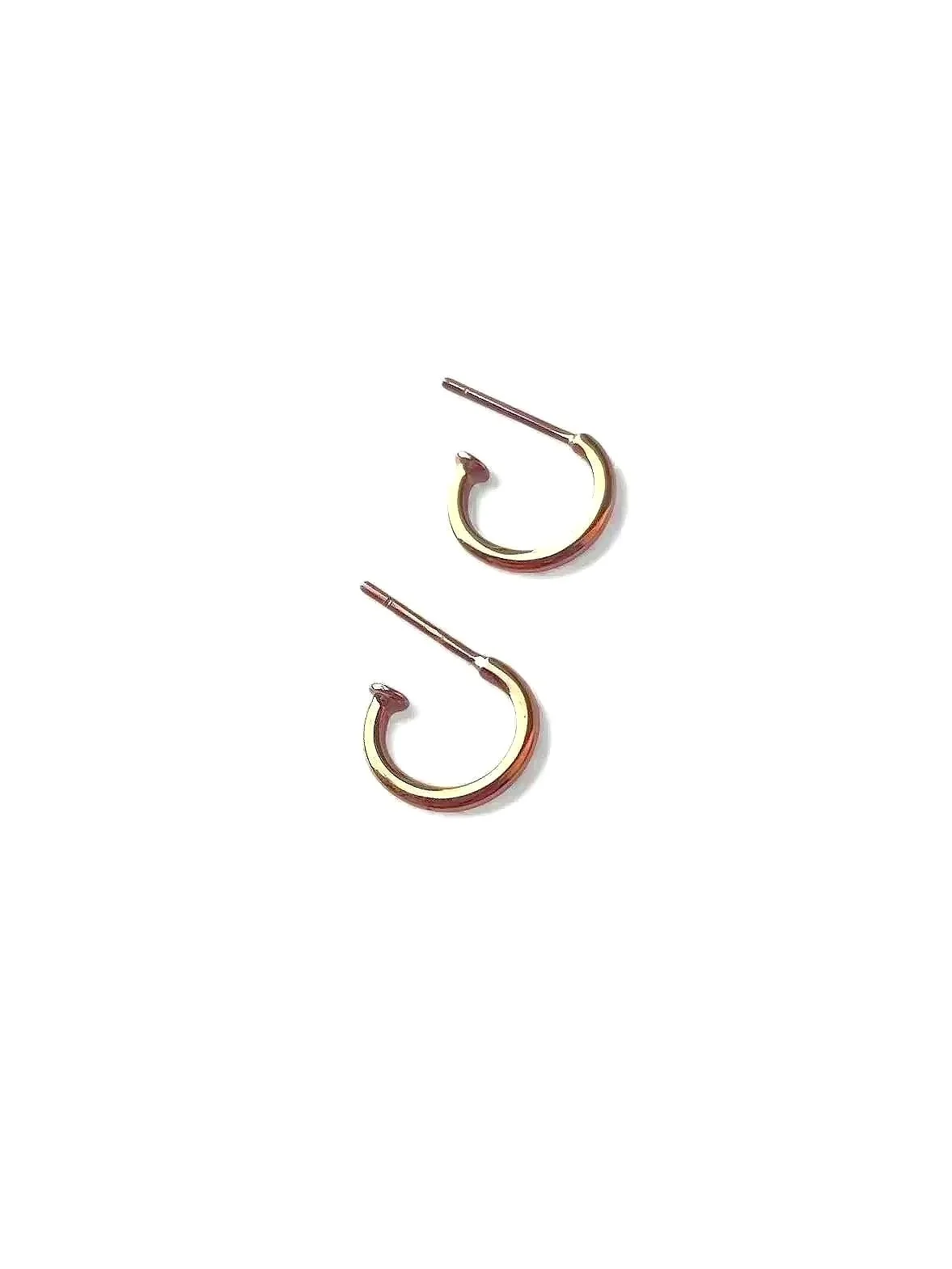 Mini Oro Hoops