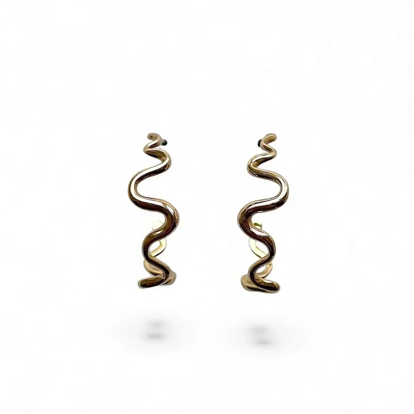 Large River Hoop Earrings